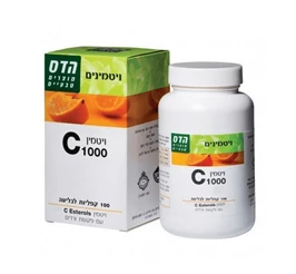 ויטמין C1000, הדס, 100 קפליות חי פארם - בית מרקחת אונליין