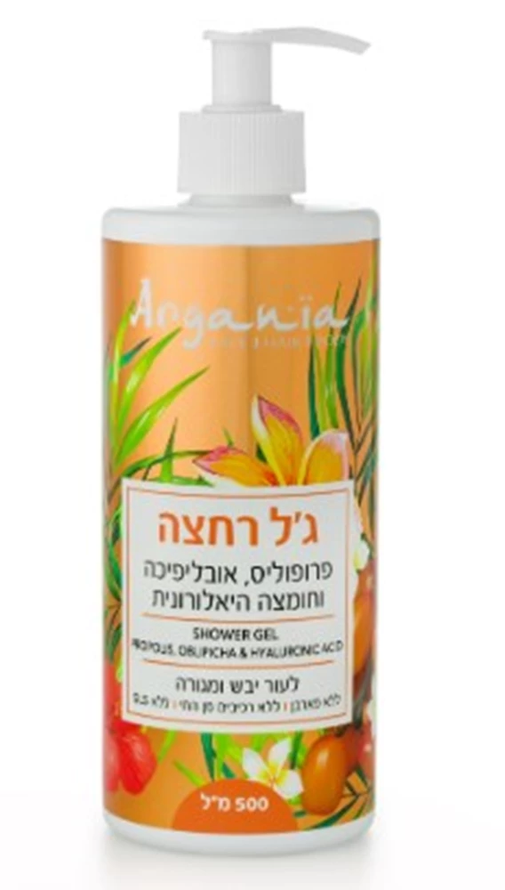 ג'ל רחצה פרופוליס אובליפיחה וחומצה היאלורונית