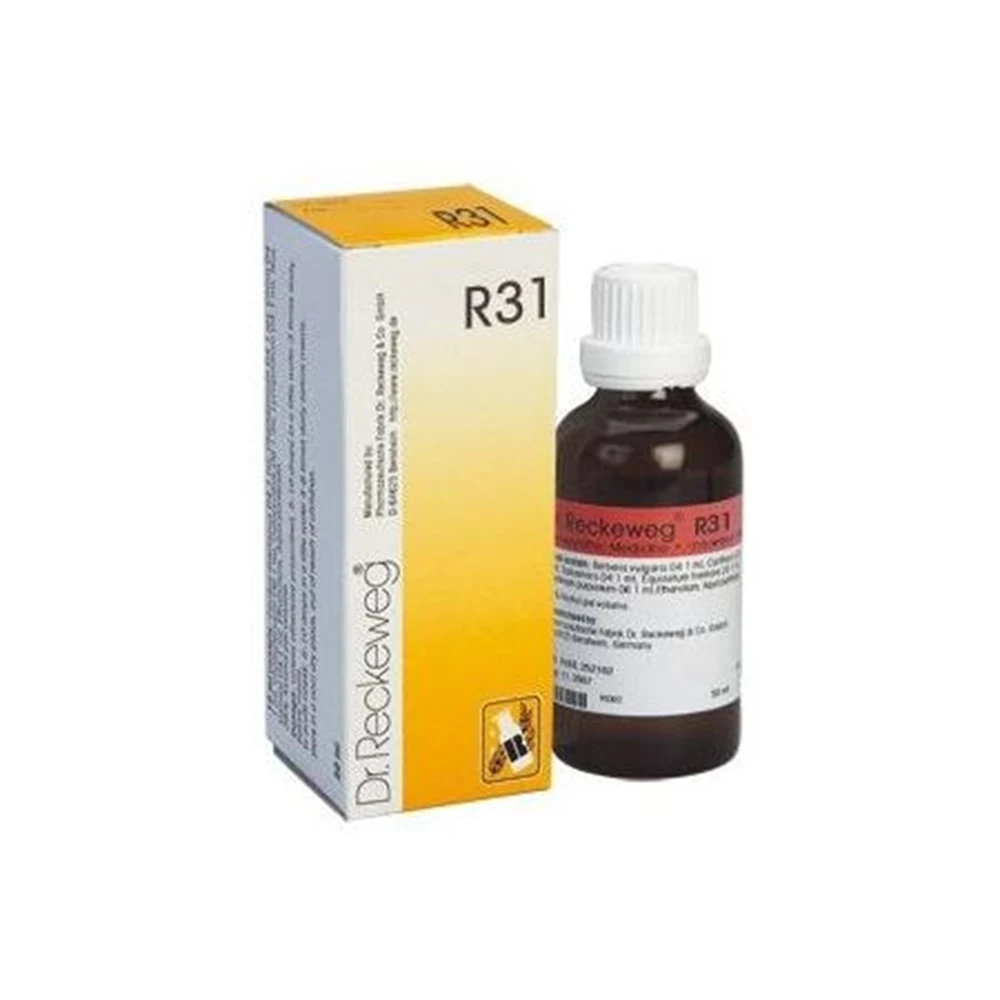 טיפות R31 במקרים של אנמיה וחוסר תיאבון, 50 מ''ל, Dr.Reckeweg