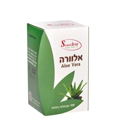 אלוורה 500 מ"ג, 100 כמוסות, סנסי טבע חי פארם - בית מרקחת אונליין