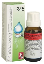 תרסיס R45 למקרים של כאבי גרון וצרידות, 22 מ''ל, Dr.Reckeweg חי פארם - בית מרקחת אונליין