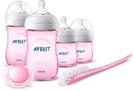 ערכת ניו בורן סדרת נטורל 2, צבע ורוד, Avent חי פארם - בית מרקחת אונליין