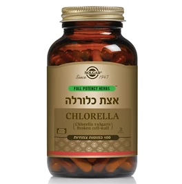 אצת כלורלה 520 מ"ג, 100 כמוסות, סולגאר חי פארם - בית מרקחת אונליין