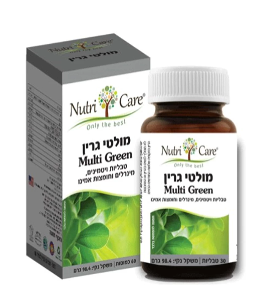 מולטי גרין, 30 טבליות, נוטרי קר