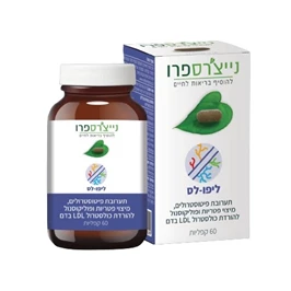 ‎ליפו לס להורדת כולסטרול LDL בדם 60 קפליות נייצ'רס פרו חי פארם - בית מרקחת אונליין