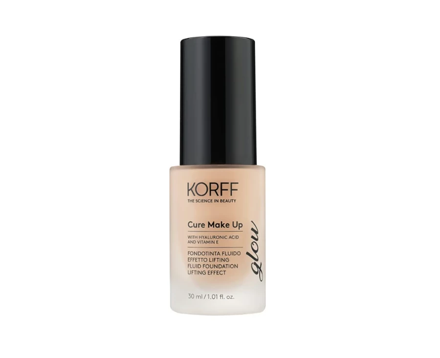 מייקאפ נוזלי ליפטינג עם אפקט זוהר 02 - Korff Cure Make-Up Fluid Foundation Lifting Effect Glow | חי 