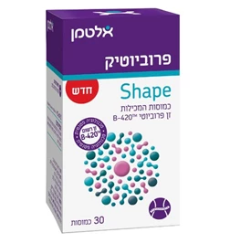 פרוביוטיק שייפ, 30 כמוסות, אלטמן חי פארם - בית מרקחת אונליין