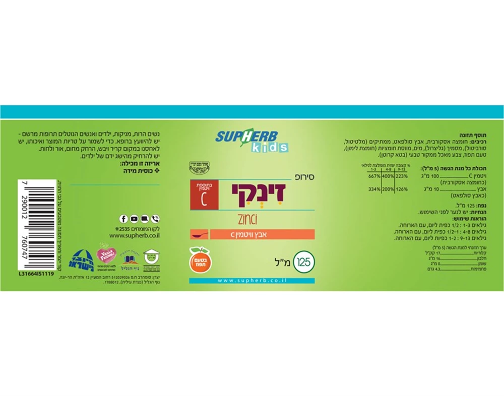 זינקי, 125 מ