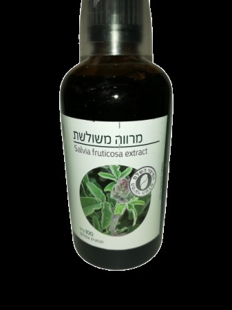 מרווה משולשת תמצית צמחים 100 מ