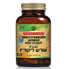 שורש ליקוריץ, 60 כמוסות, סולגאר חי פארם - בית מרקחת אונליין