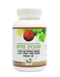 טבע ירוק סמבוק פלוס שחור, 100 כמוסות, ד''ר גרין חי פארם - בית מרקחת אונליין