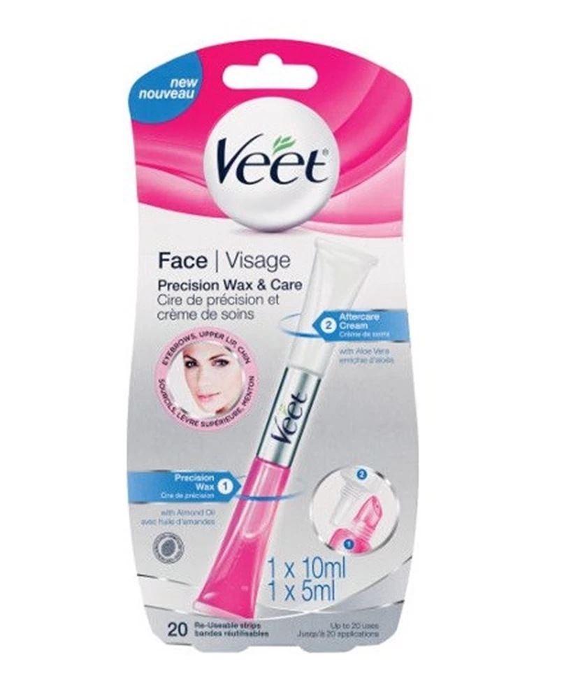 שעווה לפנים לדיוק מירבי, 15 מ''ל, Veet