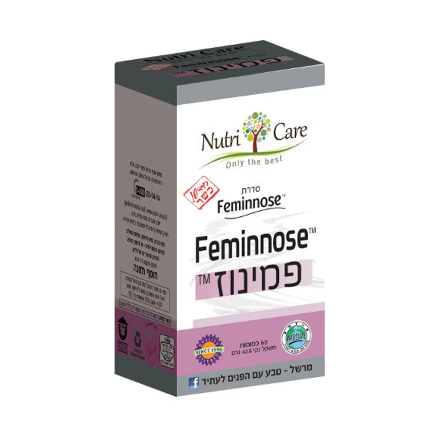 פמינוז | נוטריקר 60 כמוסות NutriCare | חי פארם