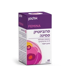 ‎פרוביוטיק פמינה, 60 כמוסות, אלטמן חי פארם - בית מרקחת אונליין