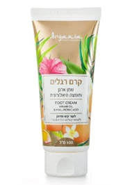 קרם רגליים שמן ארגן וחומצה היאלורונית חי פארם - בית מרקחת אונליין