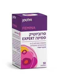 פרוביוטיק פמינה EXPERT, אלטמן, 30 כמוסות חי פארם - בית מרקחת אונליין